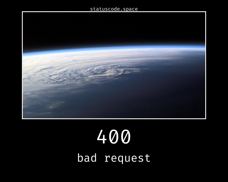 400 Bad Request