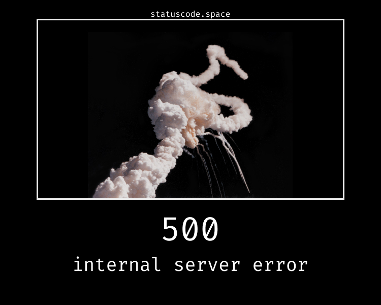 500 Internal Server Error